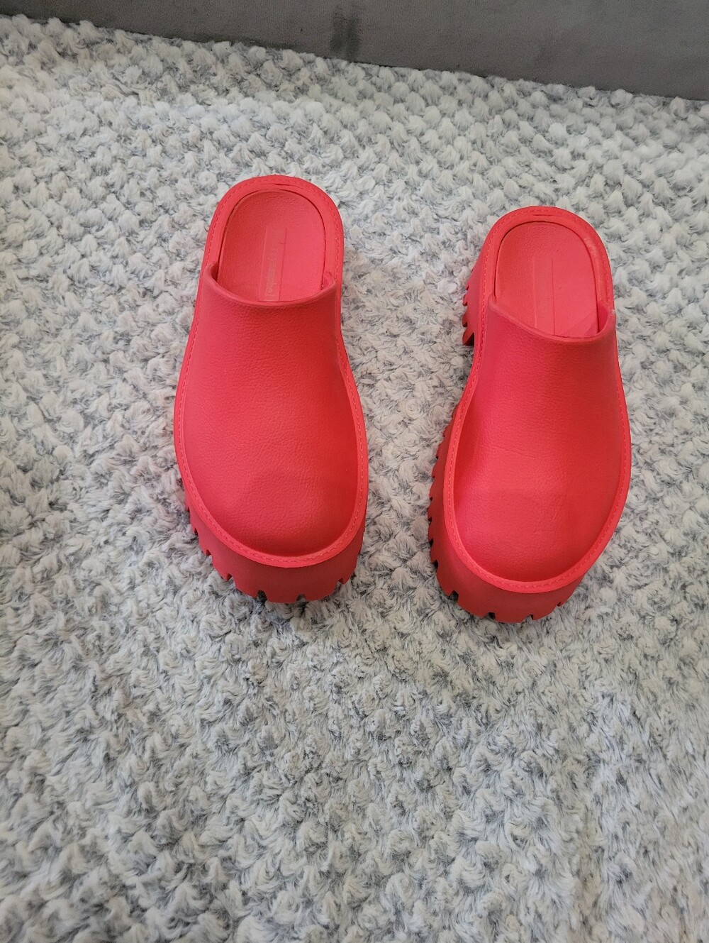 Jeffrey Campbell Women's Casual Slip-On Clog - Deep Coral